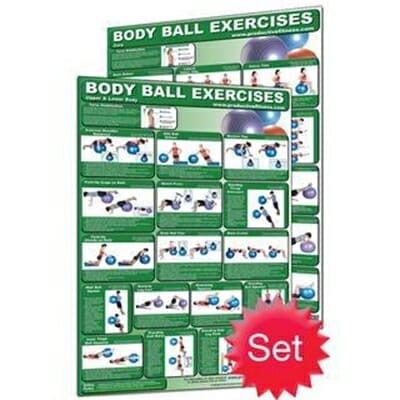 Fitness Mania - Body Ball Poster Set - Laminated (2)