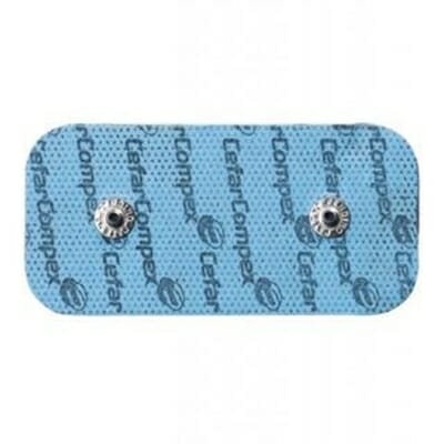 Fitness Mania - Compex Dual Snap Electrodes 5cm x 10cm (Pack of 2)