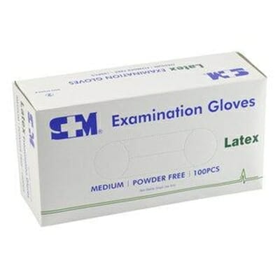 Fitness Mania - Disposable Latex Gloves - Powder Free