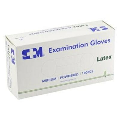Fitness Mania - Disposable Latex  Gloves - Powdered