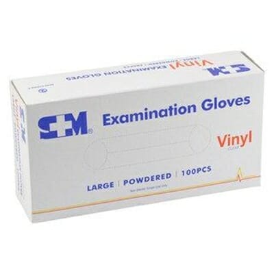 Fitness Mania - Disposable Vinyl Gloves - Powdered