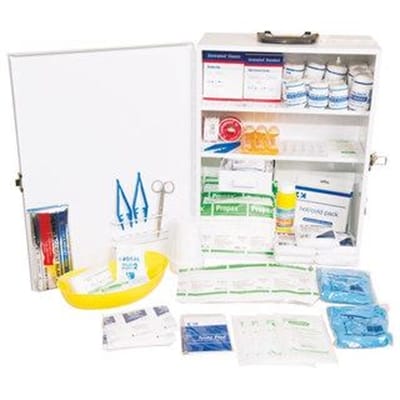 Fitness Mania - Industrial Workplace First Aid Kit - Metal Cabinet