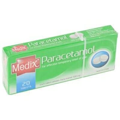 Fitness Mania - Medix Paracetamol 20's