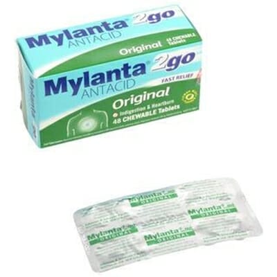 Fitness Mania - Mylanta 2go Chewable Tablets (24)