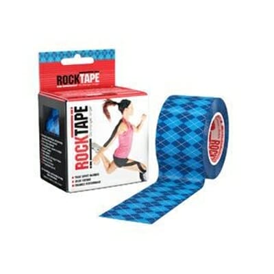 Fitness Mania - Rocktape 5cm x 5m Argyle Blue