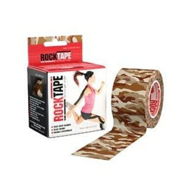 Fitness Mania - Rocktape 5cm x 5m Camo Brown