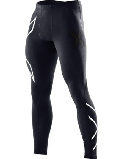 Fitness Mania - 2XU Mens Compression Tights - Black/White