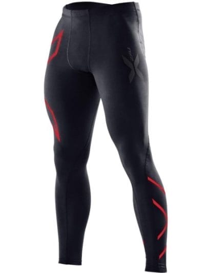 Fitness Mania - 2XU Mens Thermal Compression Tights - Black/Red