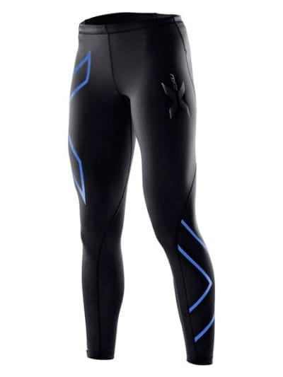 Fitness Mania - 2XU Womens Compression Tights - Black/Blue