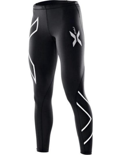 Fitness Mania - 2XU Womens Compression Tights - Black/Silver