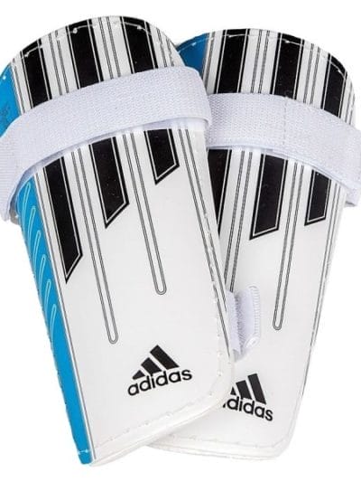 Fitness Mania - Adidas 11 Lite Soccer Shin Pads - White/Blue