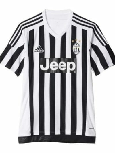 Fitness Mania - Adidas Juventus Home 2015/2016 Kids Soccer Jersey - White/Black