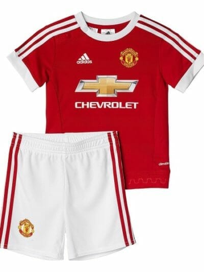 Fitness Mania - Adidas Manchester United Home Infant Soccer Kit- Red/White