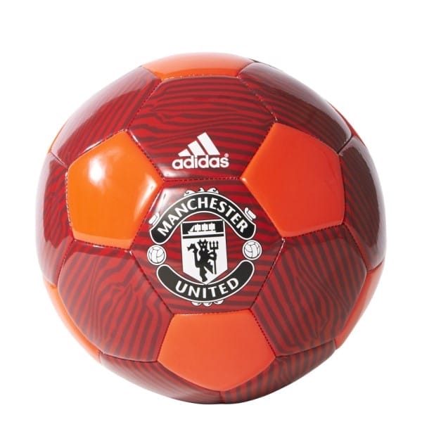 Fitness Mania - Adidas Manchester United Supporters Soccer Ball - Size 5 - Red