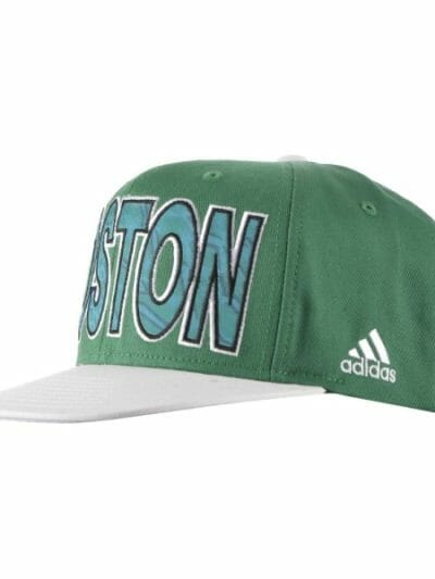 Fitness Mania - Adidas NBA Boston Celtics Basketball Flat Cap - Green/White