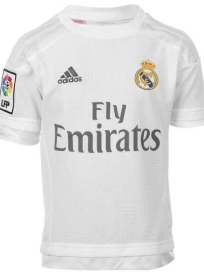 Fitness Mania - Adidas Real Madrid Home 2015/2016 Kids Soccer Jersey - White/Grey