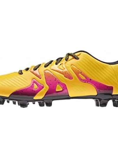 Fitness Mania - Adidas X15.3 FG/AG Mens Football Boots - Solar Gold/Core Black/Shock Pink
