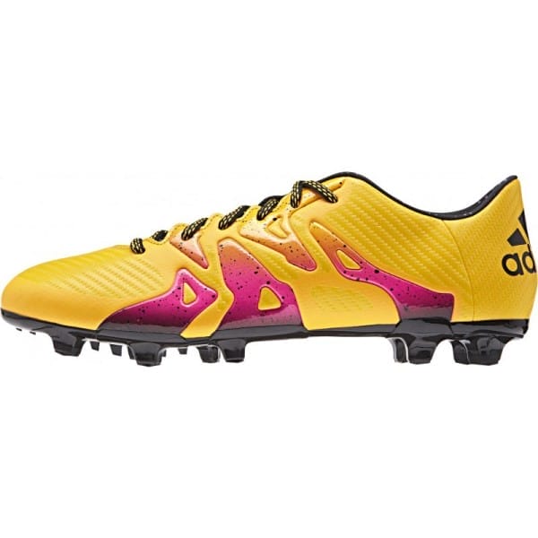 Fitness Mania - Adidas X15.3 FG/AG Mens Football Boots - Solar Gold/Core Black/Shock Pink