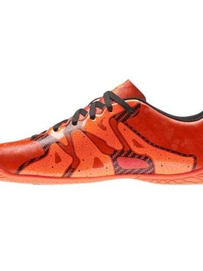 Fitness Mania - Adidas X15.4 Mens Indoor Soccer Shoes - Bold Orange