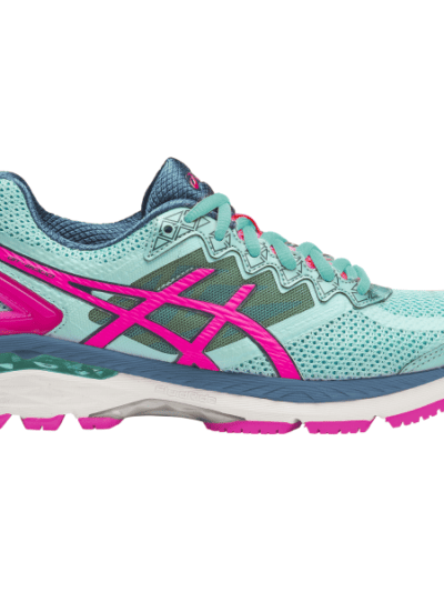 Fitness Mania - Asics GT-2000 4 (2A/2E) - Womens Running Shoes - Turquoise/Hot Pink/Navy