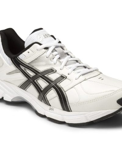 Fitness Mania - Asics Gel 190TR (2E/4E) - Mens Cross Training Shoes - White/Black/Silver