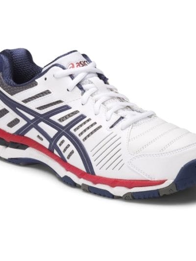 Fitness Mania - Asics Gel 530TR - Mens Leather Cross Training Shoes - White/Indigo Blue/Racing Red