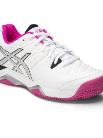 Fitness Mania - Asics Gel Challenger 10 Clay - Womens Tennis Shoes - White/Pink Glow/Black