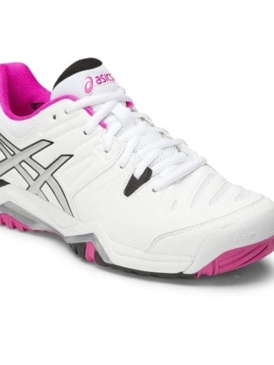 Fitness Mania - Asics Gel Challenger 10 - Womens Tennis Shoes - White/Pink Glow/Black
