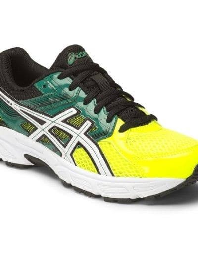 Fitness Mania - Asics Gel Contend 3 GS - Kids Boys Running Shoes - Flash Yellow/White/Green