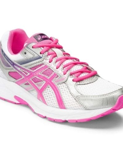 Fitness Mania - Asics Gel Contend 3 - Womens Running Shoes - White/Hot Pink/Indigo Blue