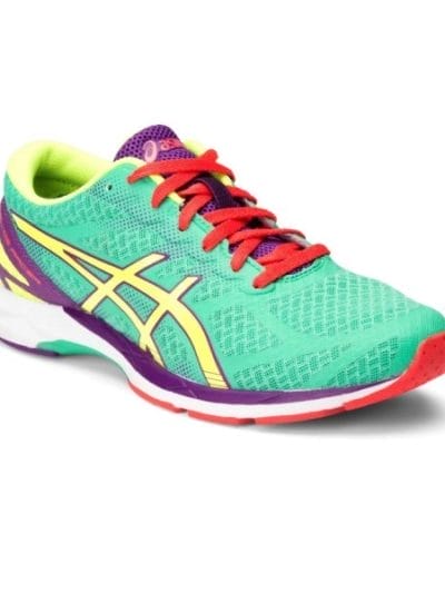Fitness Mania - Asics Gel DS Racer 10 - Womens Running Shoes - Mint/Flash Yellow/Purple