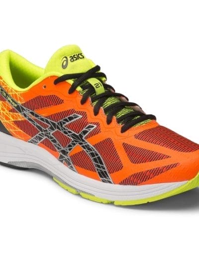 Fitness Mania - Asics Gel DS Trainer 21 NC Neutral - Mens Running Shoes - Hot Orange/Black/Flash Yellow