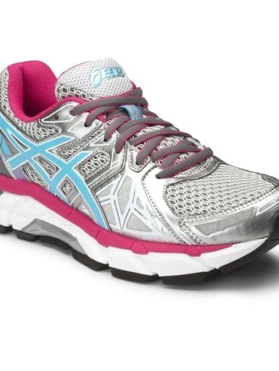 Fitness Mania - Asics Gel Fortify (D) - Womens Running Shoes - Lightning/Turquoise/Cabernet