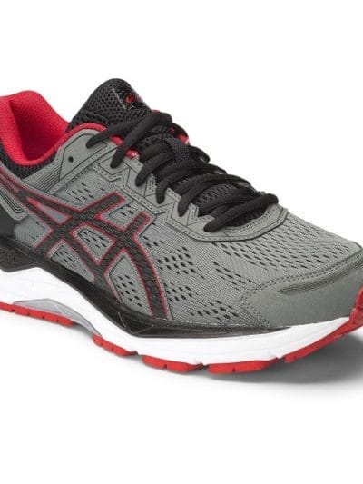 Fitness Mania - Asics Gel Fortitude 7 - Mens Running Shoes - Mix Grey/Black/Red