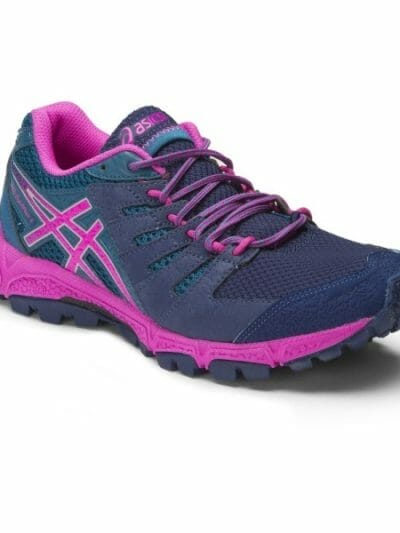 Fitness Mania - Asics Gel Fuji Attack 4 - Womens Trail Running Shoes - Indigo Blue/Pink Glow/Mosaic Blue