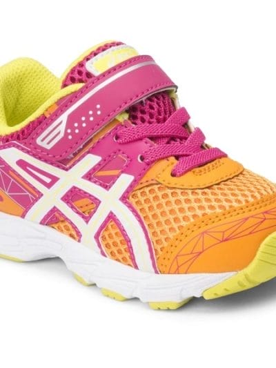 Fitness Mania - Asics Gel GT-1000 3 TS - Toddler Girls Running Shoes - Soft Orange/White/Pink