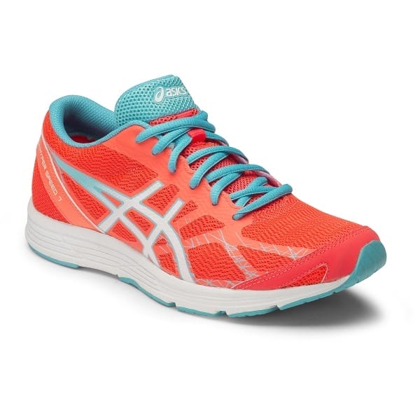 Fitness Mania - Asics Gel Hyper Speed 7 - Womens Running Shoes - Flash Coral/White/Turquoise