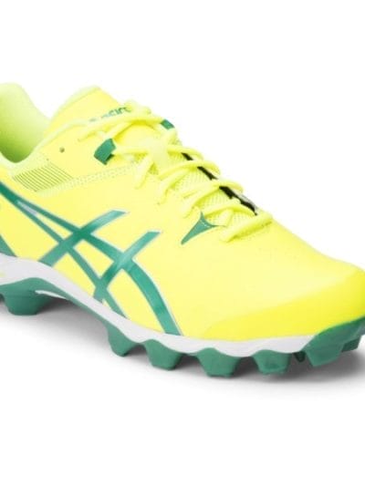 Fitness Mania - Asics Gel Lethal Touch Pro 6 - Mens Turf Shoes - Neon Yellow/Grass/Silver