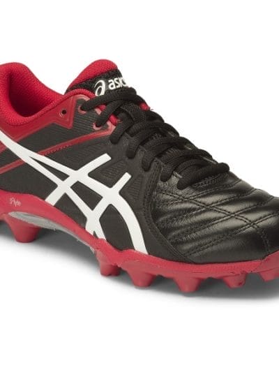 Fitness Mania - Asics Gel Lethal Ultimate GS 12 - Kids Boys Football Boots - Black/White/Racing Red