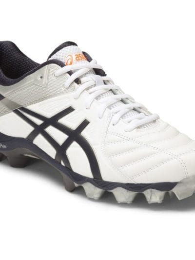 Fitness Mania - Asics Gel Lethal Ultimate IGS 12 - Mens Football Boots - White/Blue Captain/Silver