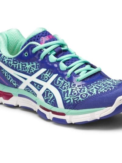 Fitness Mania - Asics Gel Netburner Professional 12 - Womens Netball Shoes - Asics Blue/White/Aruba Blue