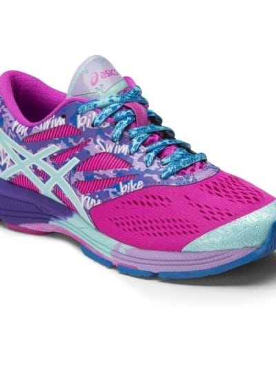Fitness Mania - Asics Gel Noosa Tri 10 - Womens Running Shoes - Pink Glow/Aqua Splash/Fuchsia