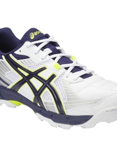 Fitness Mania - Asics Gel-Peake 4 - Mens Cricket Shoes - White/Indigo Blue/Silver