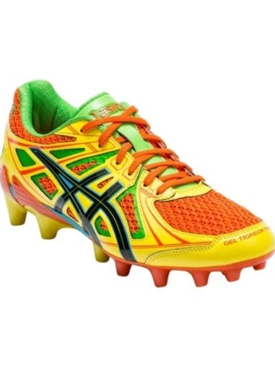 Fitness Mania - Asics Gel Tigreor Trainer - Mens Touch Football Boots - Smoke Orange/Black/Citrus