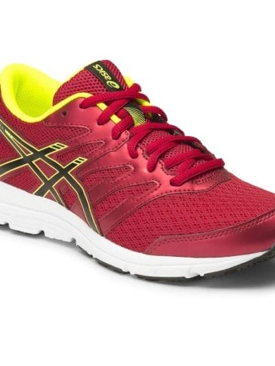 Fitness Mania - Asics Gel Zaraca 4 GS - Kids Boys Running Shoes - Racing Red/Black/Flash Yellow