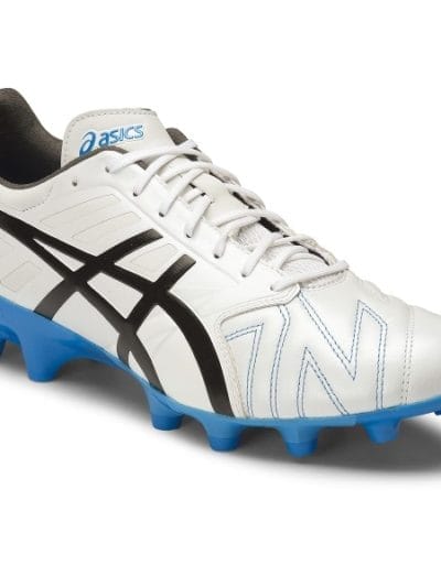 Fitness Mania - Asics Lethal Legacy IT - Mens Football Boots - Pearl White/Black/Methyl Blue