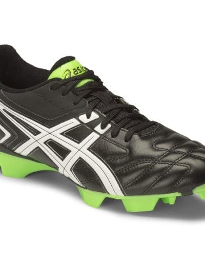 Fitness Mania - Asics Lethal Shot CS 4 - Mens Football Boots - Black/White/Green Gecko