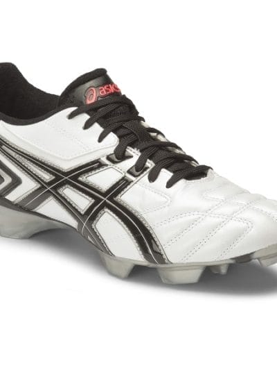 Fitness Mania - Asics Lethal Shot CS 4 - Mens Football Boots - White/Black/Diva Pink