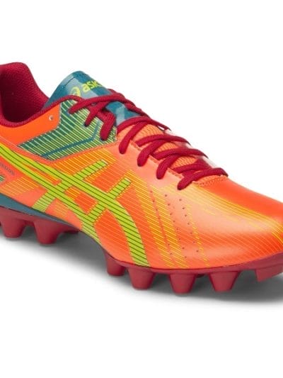 Fitness Mania - Asics Lethal Speed RS - Mens Football Boots - Hot Orange/Lime/Ocean Depth