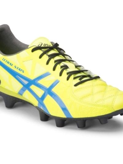 Fitness Mania - Asics Lethal Stats 4 SK - Mens Football Boots - Flash Yellow/Blue/Black